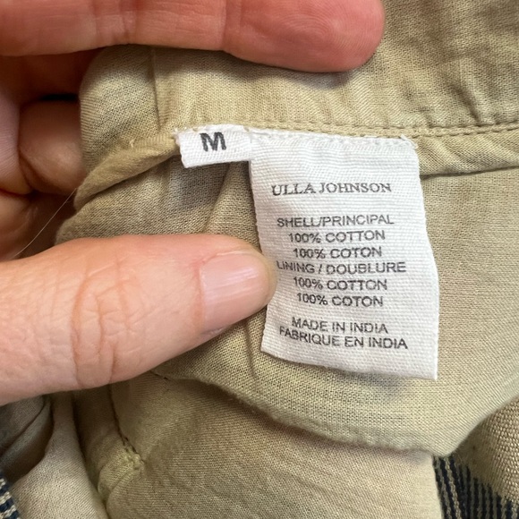 Ulla Johnson Women's Hiroki Cotton Zipper Jacket - Picture 9 of 11